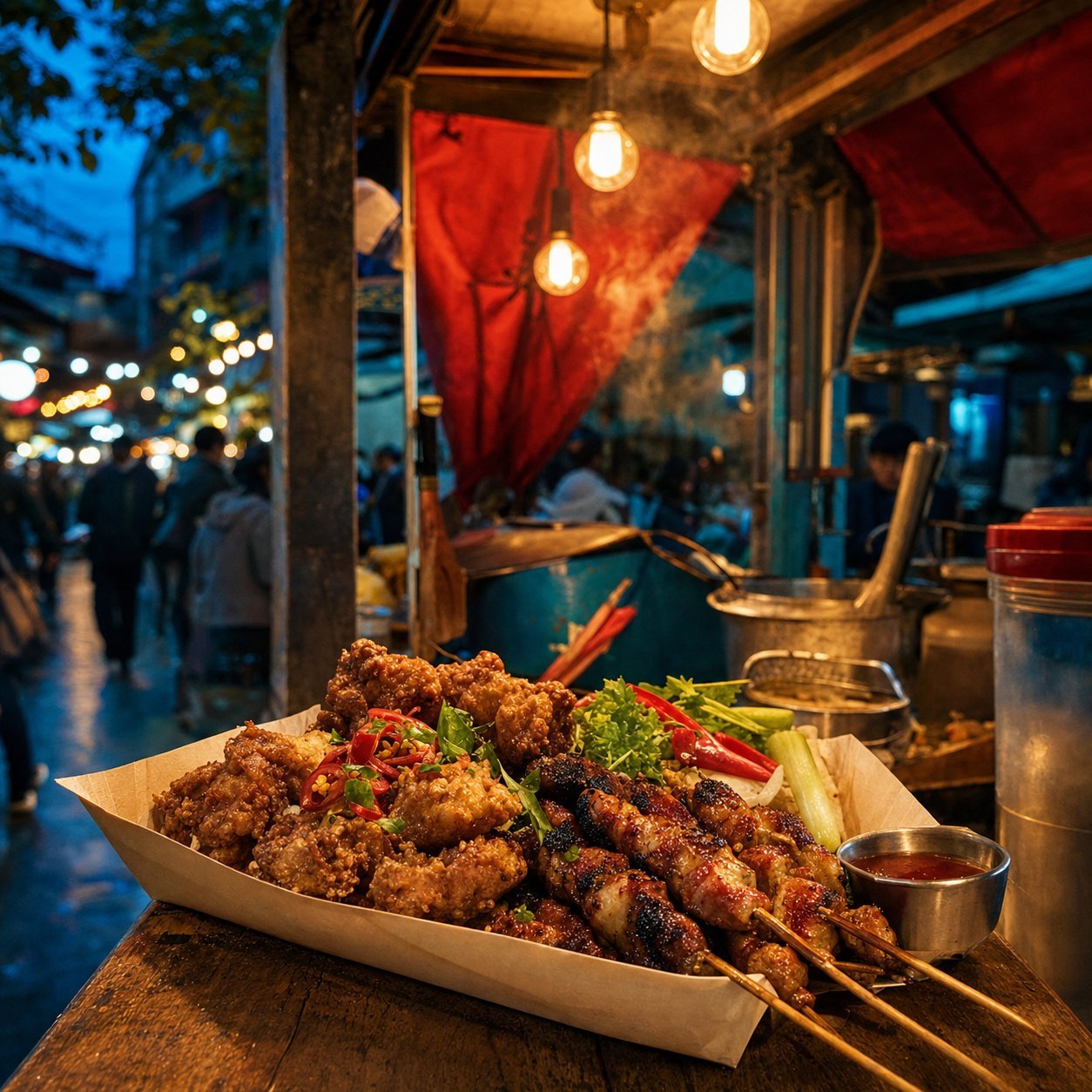 Deep-fried night market original image