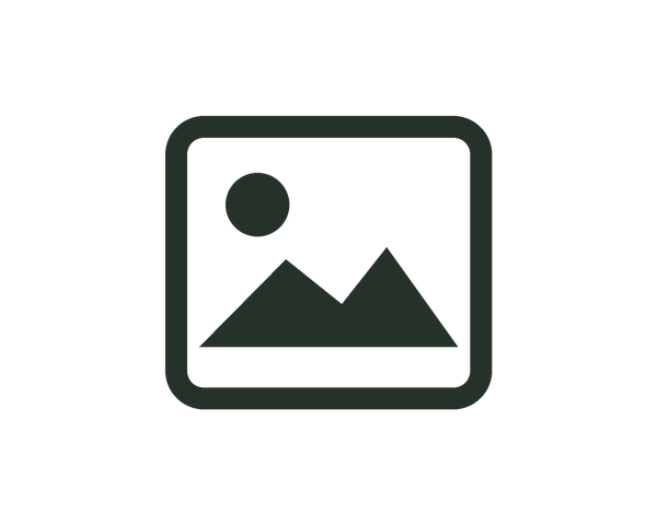 Charcoal landscape icon with transparent surroundings