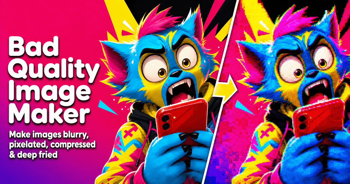 Bad Quality Image Maker screenshot 1